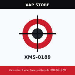 Connecteur 6 voies Superseal femelle (SPD-CON-078)
