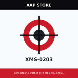 Connecteur 3 broches avec câble (HC-CA013)