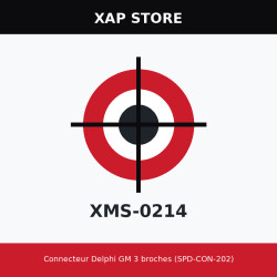 Connecteur Delphi GM 3 broches (SPD-CON-202)