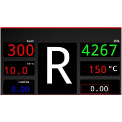 Kit de remplacement tableau de bord – Formula Renault 2000 – Dash XAP + Faisceau d'interface