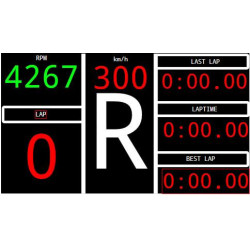 Formula Renault 2000 Dashboard Retrofit Kit – XAP Dash + Interface Harness