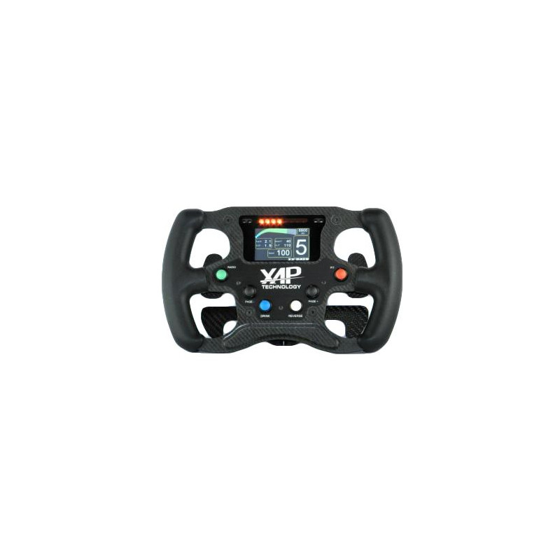Single-seat carbon steering wheel FR 4 Paddle shift 4 Switch | XAP Technology