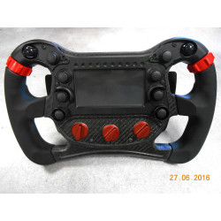 STEERING WHEEL FOR SIMULATOR F2 F3 - 2 PADDLE - 3 KNOB, SIMULATOR SOFT | XAP Technology
