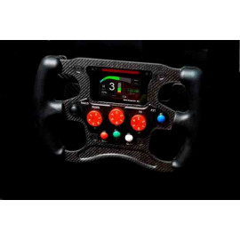 SINGLE SEATER STEERING WHEEL - 2 PADDLE SHIFT (STW_2P_FS) - 3 ROTARY KNOB - WITHOUT ELECTRONICS