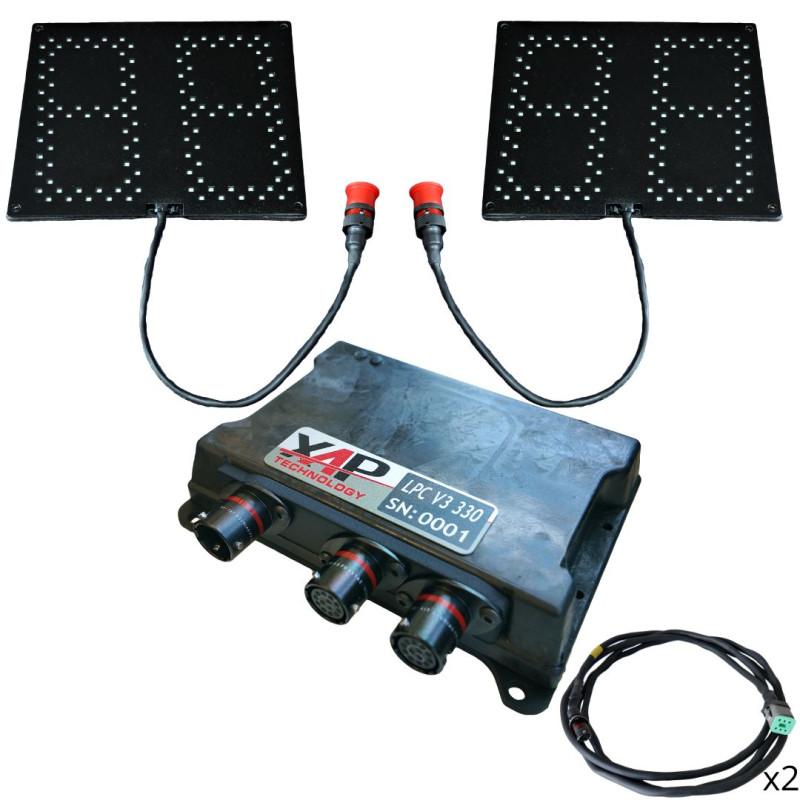 KIT PANNEAU LED + CONTROLEUR (LPC) V3 + FAISCEAUX | XAP Technology