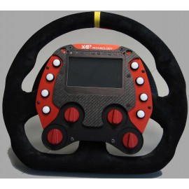 GT STEERING WHEEL (GT_V1A) - 5 BOUTONS UP/DOWN 2 ROTARY KNOB - SPIRAL LOOM